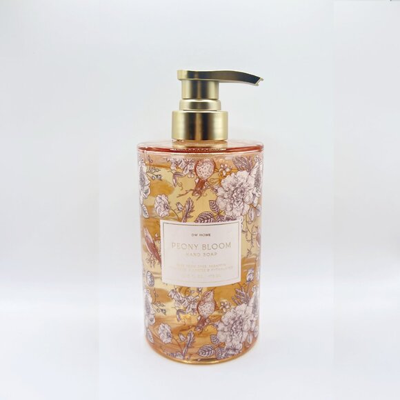 NEW 3x DW Home Peony Bloom Glass Bottle Hand Soap - 16 fl oz - Picture 2 of 3